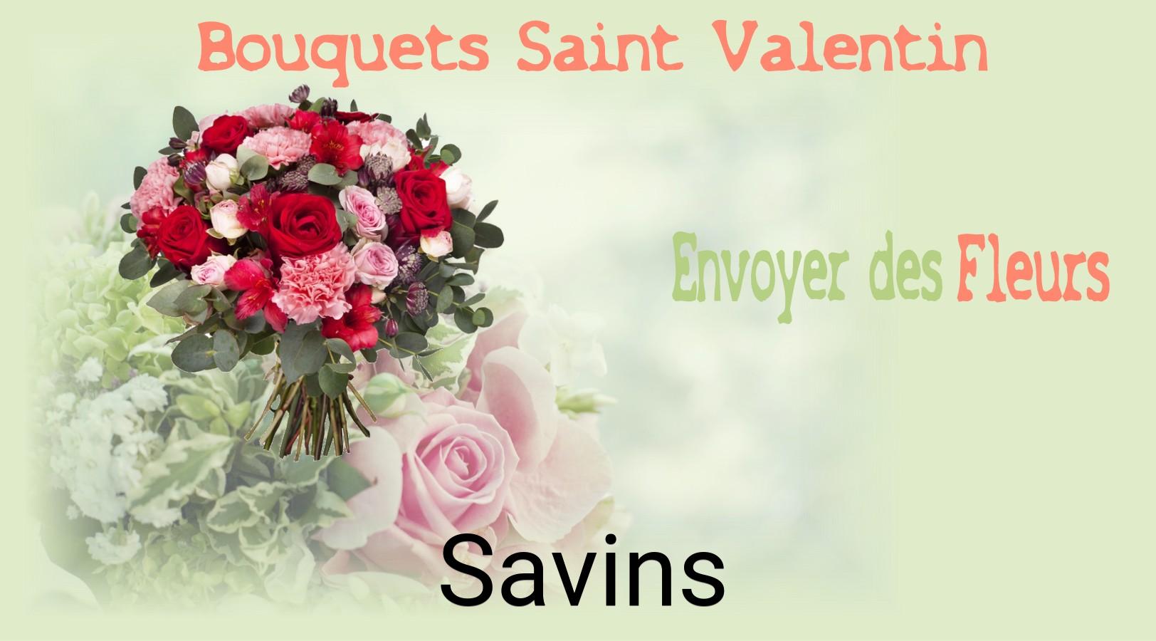 Roses de Saint-Valentin livrées à Savins